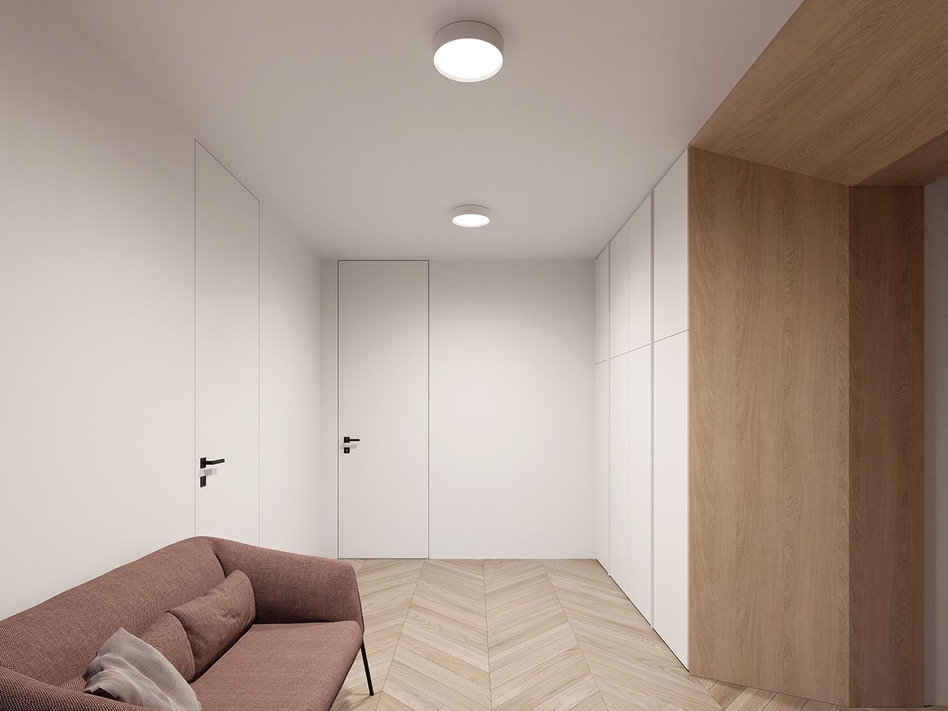 LED2 MIRA 25 buitenwandlamp sfeerbeeld gevel