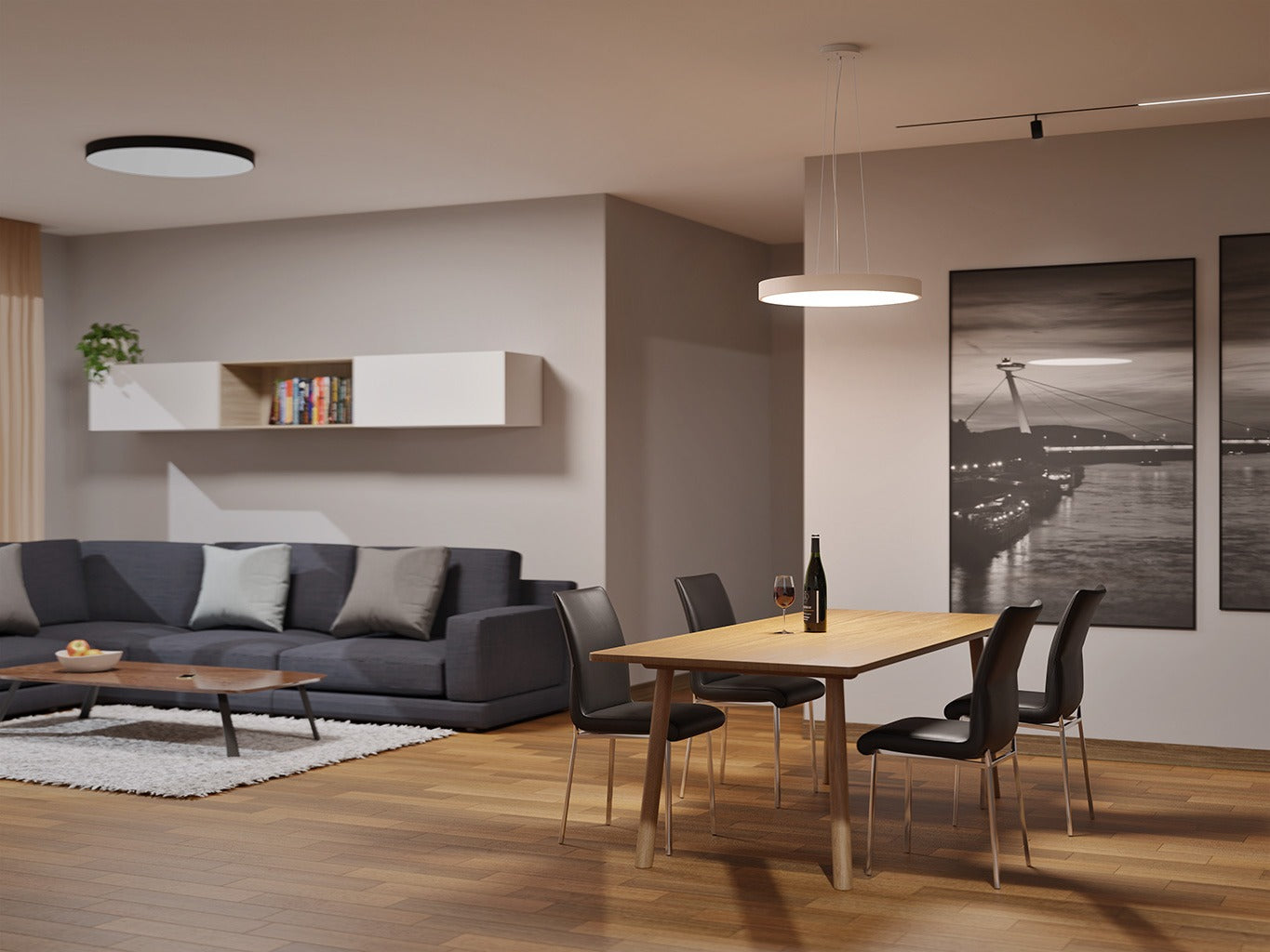 LED2 MONO SLIM P-Z hanglamp - sfeerbeeld 2