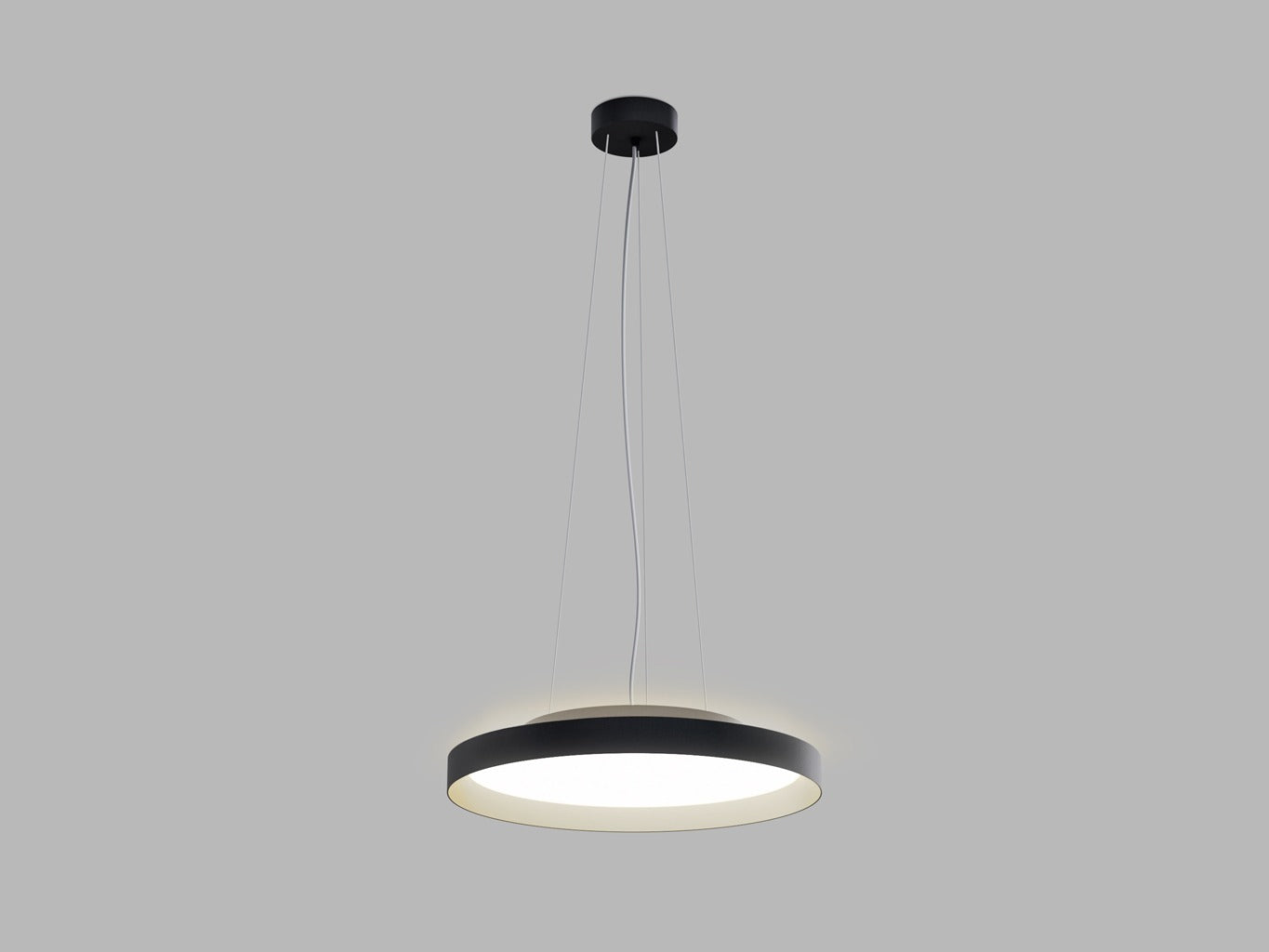 LED2 MOON P/N-Z 40 cm Zwart/champagne