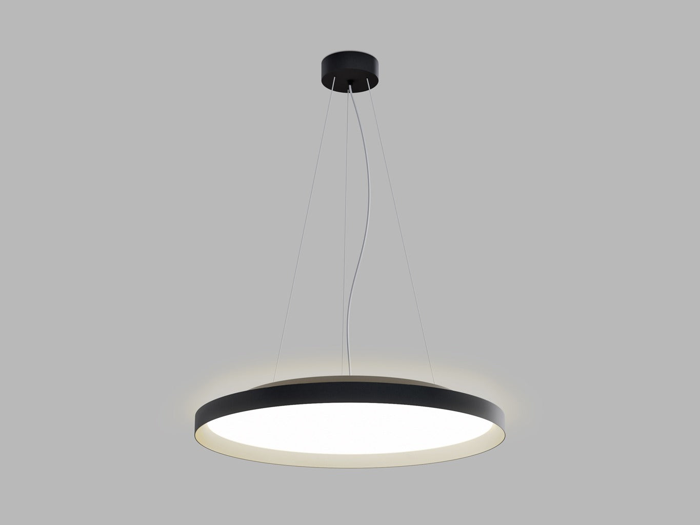 LED2 MOON P/N-Z 60 cm Zwart/champagne