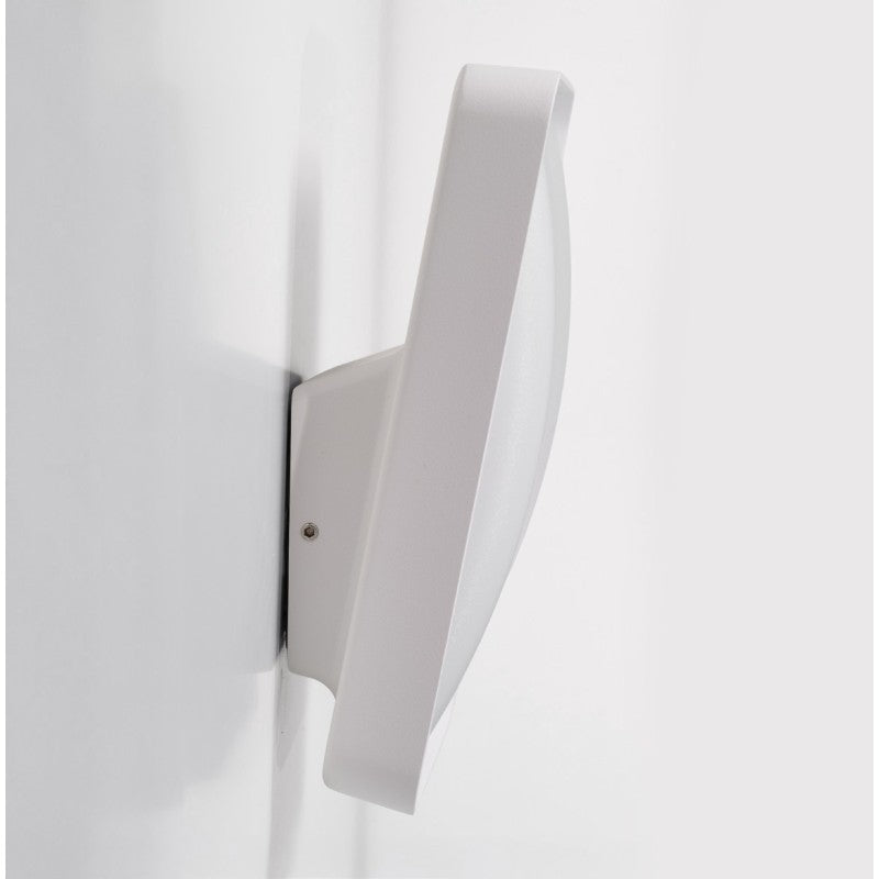 Azzardo MORTEN WALL buitenwandlamp wit aan de gevel