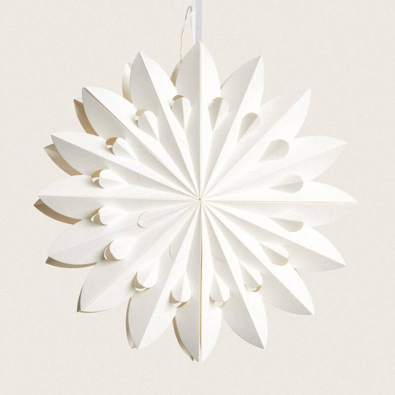 LED ster van papier 40 cm met 20 LED