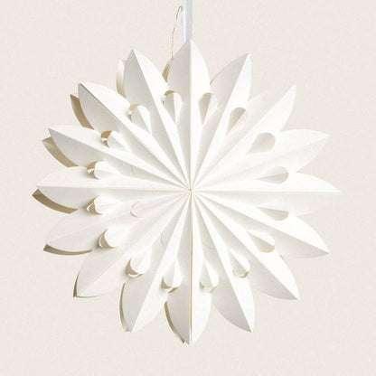 LED ster van papier 40 cm met 20 LED