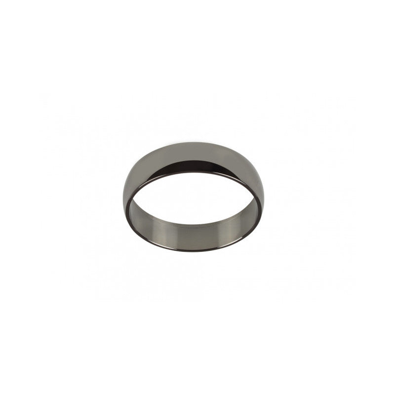 ADAMO RING zwart-chroom