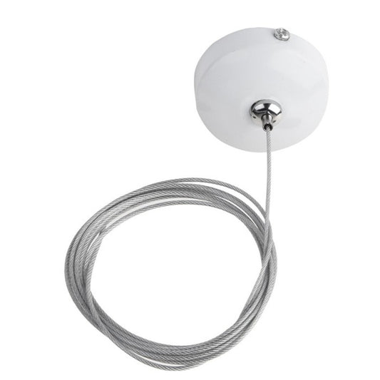 3-LINE 230V | Plafondplaat met voedingskabel | wit of zwart