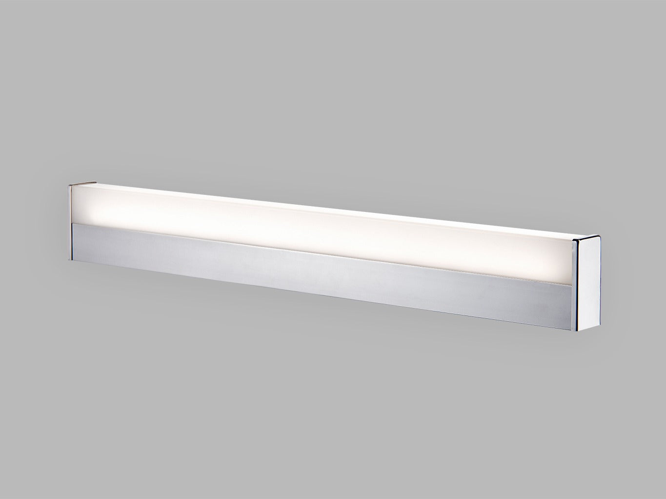 LED2 QUADRA wandlamp boven spiegel toepassing