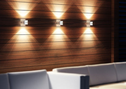 MOIRE II | buiten wandlamp up-down | G9 | IP54 | aluminium | met of zonder lichtbron