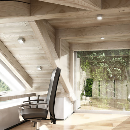 DEZA | kompakt taklampe for bad | G9 | aluminium med satengglass | IP54 | med eller uten lyskilde