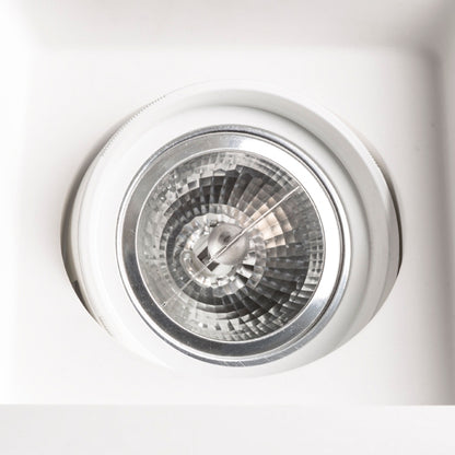 DINO SQ G53 | gips inbouwspot kantelbaar | G53 AR111 | trimless vierkant