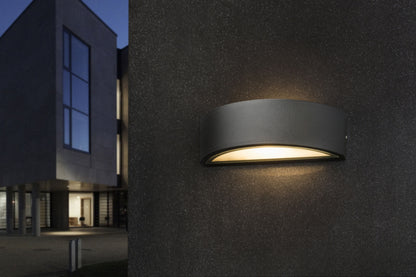 LESA | buiten wandlamp gegoten aluminium | E27 | IP54 | zwart wit of zilvergrijs | met of zonder lichtbron