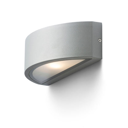 LESA | buiten wandlamp gegoten aluminium | E27 | IP54 | zwart wit of zilvergrijs | met of zonder lichtbron