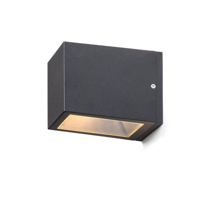 CABOX | lampada da parete per esterni up-down | E27 | IP54 | grigio antracite | con o senza lampadina