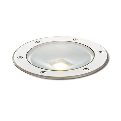 TERRA | oprawa najazdowa zewnętrzna | zintegrowana dioda LED 20 W 1450 lm 3000 K | IP65 stal nierdzewna Ø 20 cm