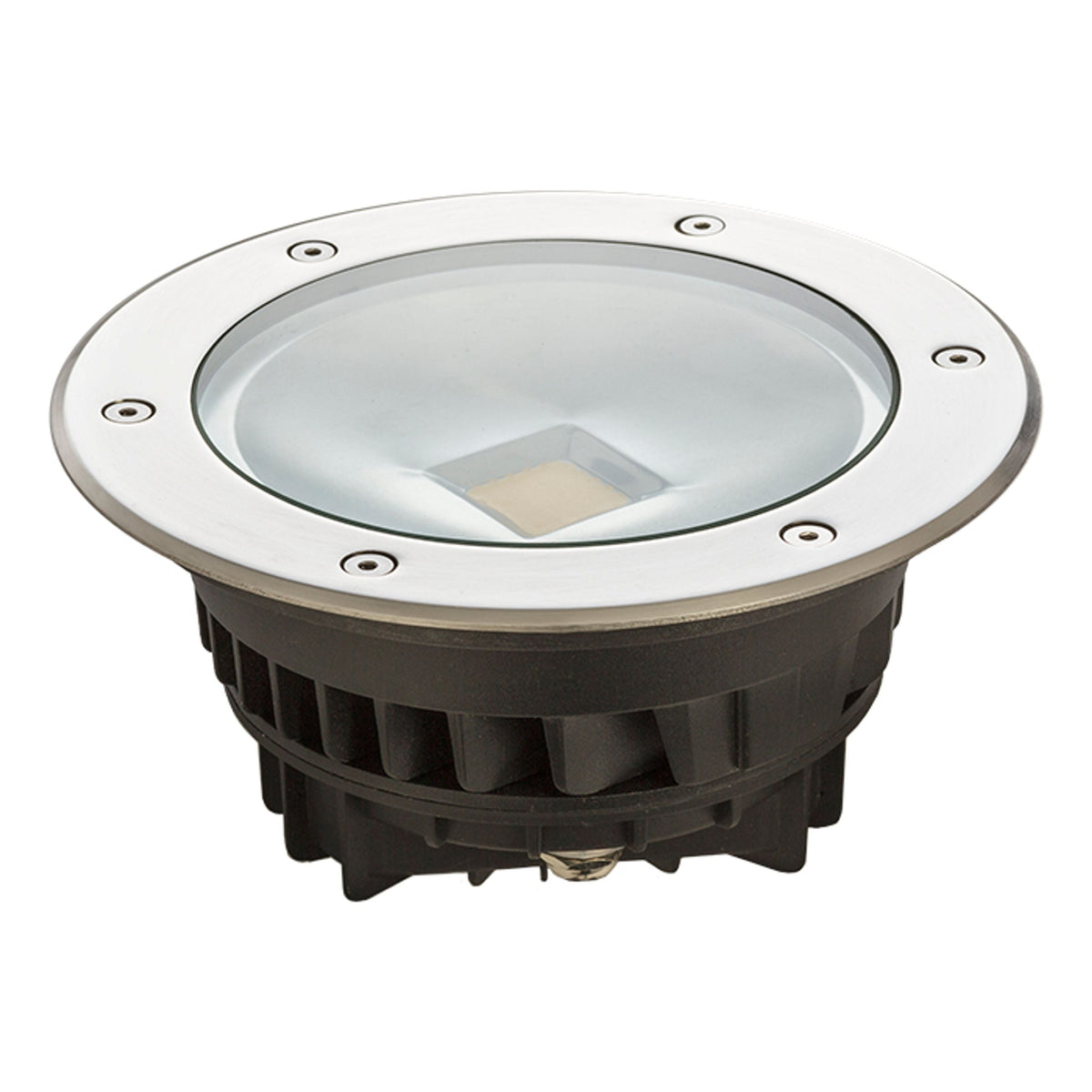 TERRA | oprawa najazdowa zewnętrzna | zintegrowana dioda LED 20 W 1450 lm 3000 K | IP65 stal nierdzewna Ø 20 cm