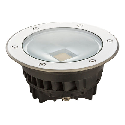 TERRA | oprawa najazdowa zewnętrzna | zintegrowana dioda LED 20 W 1450 lm 3000 K | IP65 stal nierdzewna Ø 20 cm