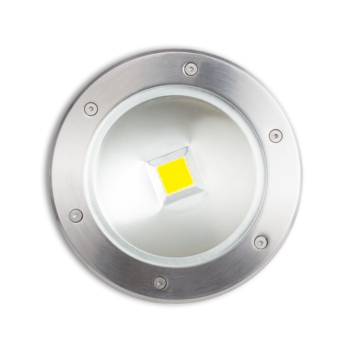 TERRA | oprawa najazdowa zewnętrzna | zintegrowana dioda LED 20 W 1450 lm 3000 K | IP65 stal nierdzewna Ø 20 cm
