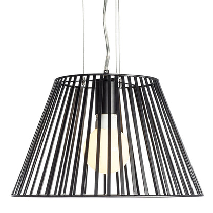 VESCO | metalen hanglamp 35,5 cm | E27 | zwart | met of zonder lichtbron
