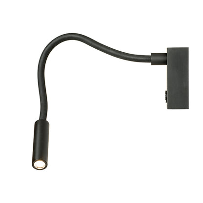 AIM | LED leeslamp op zwanenhals van 51 cm | touchschakelaar | zwart