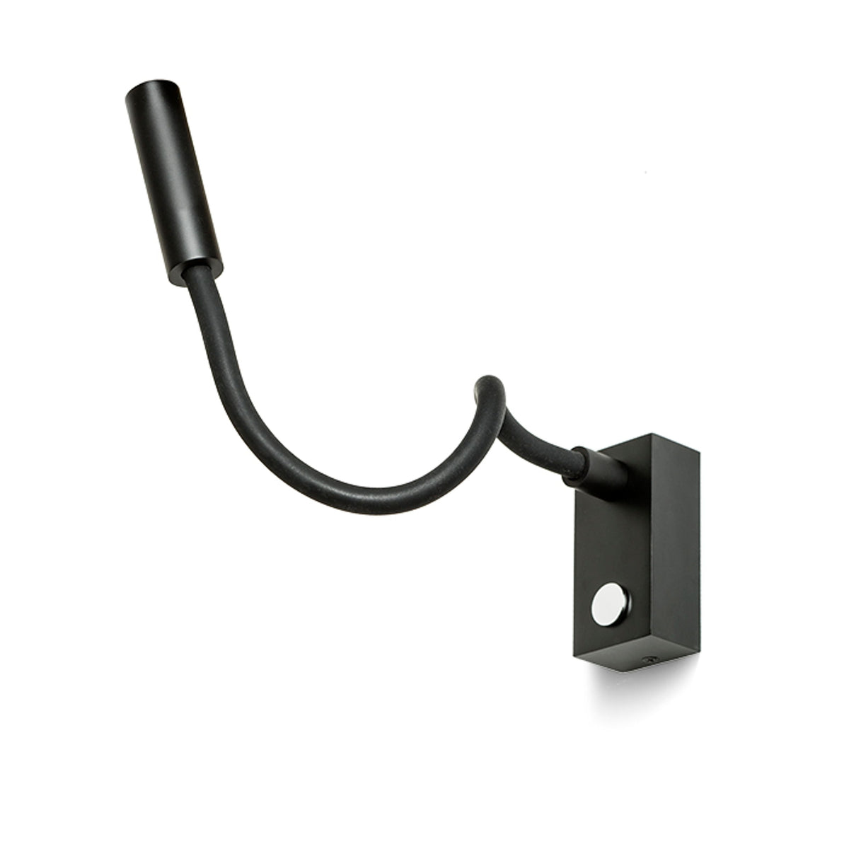 AIM | LED leeslamp op zwanenhals van 51 cm | touchschakelaar | zwart