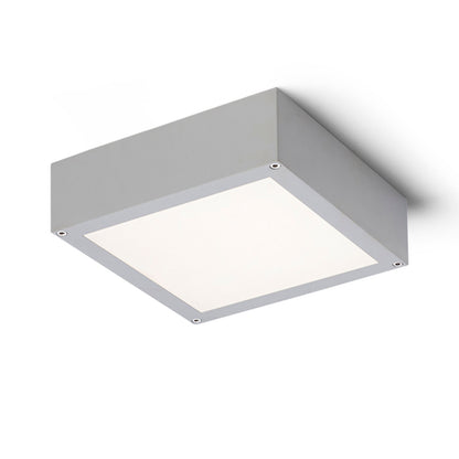 SCOTT buiten plafondlamp zilvergrijs LED