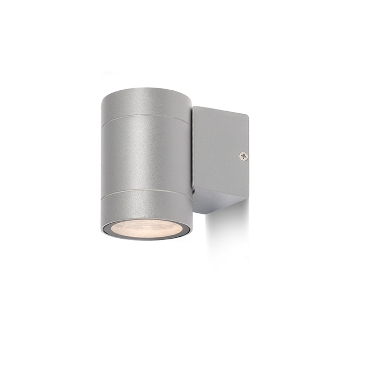 MIZZI I | buiten wandlamp | GU10 | IP54 | zilvergrijs | met of zonder lichtbron