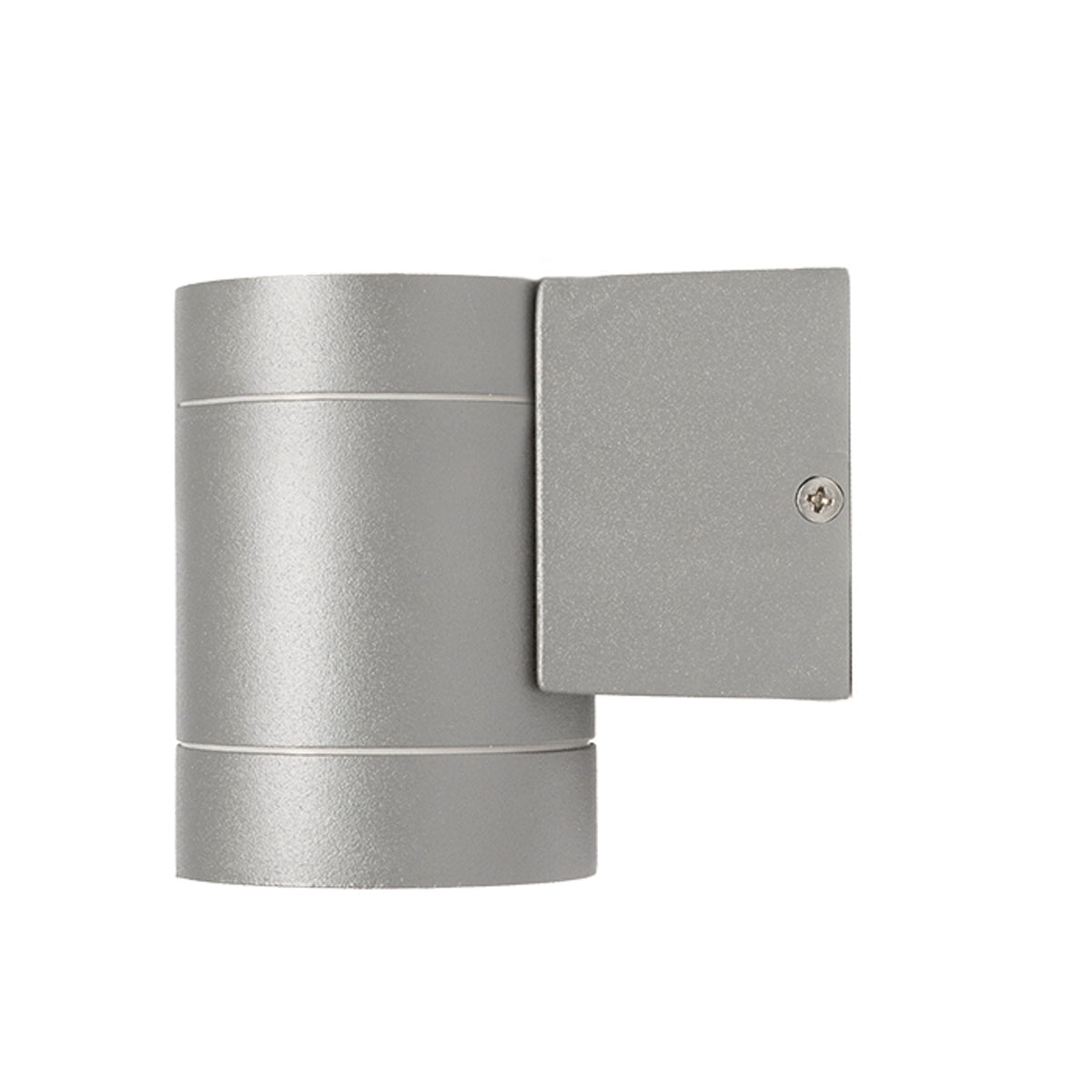 MIZZI I | buiten wandlamp | GU10 | IP54 | zilvergrijs | met of zonder lichtbron