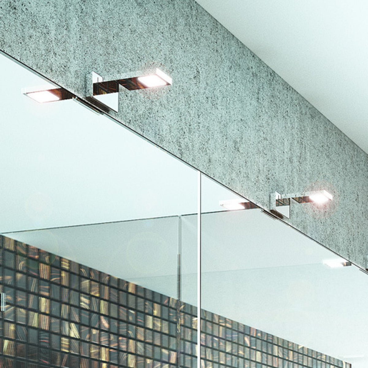 PARAGNA | LED badkamer wandlamp | 5,7W 3000K | IP44 chroom