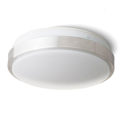 MELISA 25 | plafón redondo | LED 12W 840lm 3000K | 25 cm | aluminio cepillado
