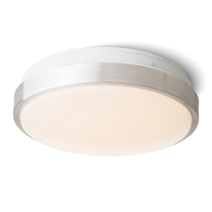 MELISA 25 | plafón redondo | LED 12W 840lm 3000K | 25 cm | aluminio cepillado