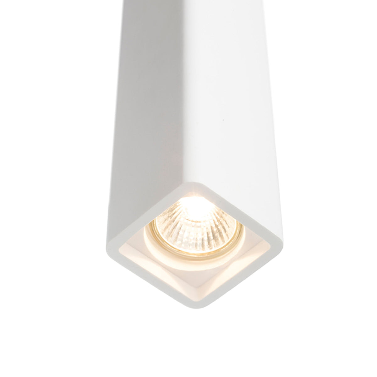 JACK RC | candeeiro suspenso de gesso | GU10 | pintável 25 cm | com ou sem fonte de luz