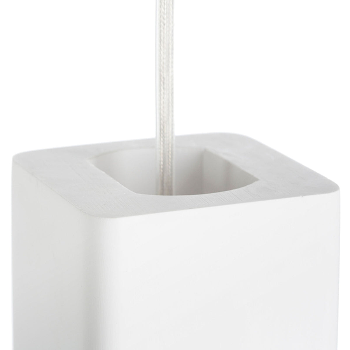 JACK RC | candeeiro suspenso de gesso | GU10 | pintável 25 cm | com ou sem fonte de luz