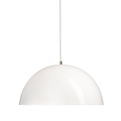 MONROE 40 | kovové závěsné svítidlo 40 cm | E27 | měděné nebo leskle bílé | se světelným zdrojem nebo bez něj
