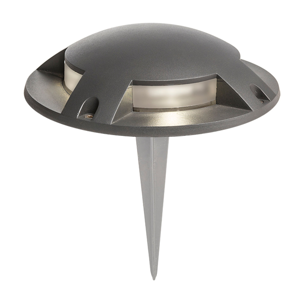 TOPTOP IV | lampada da terra da superficie con 4 fessure luminose | LED 400 lm 3000 K | IP67 | antracite