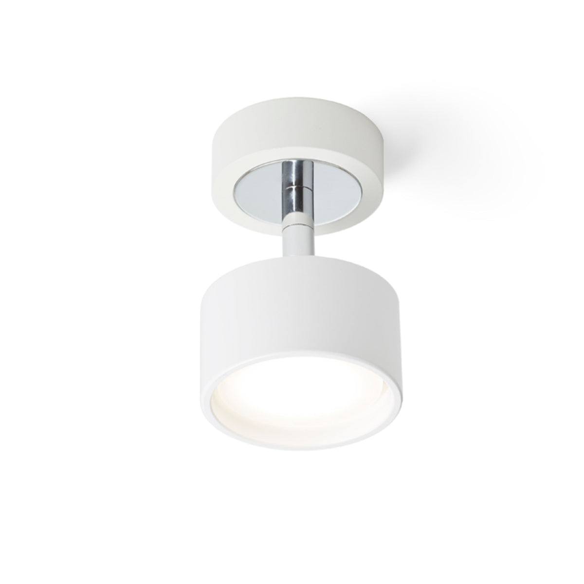 PIXIE | kantelbare wandspot | GX53 | wit of zwart met chroom | met of zonder lichtbron