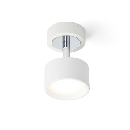 PIXIE | kantelbare wandspot | GX53 | wit of zwart met chroom | met of zonder lichtbron