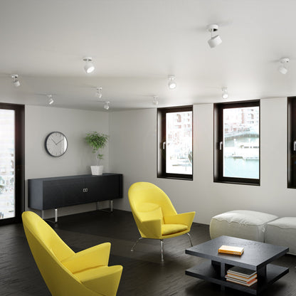 PIXIE | kantelbare wandspot | GX53 | wit of zwart met chroom | met of zonder lichtbron