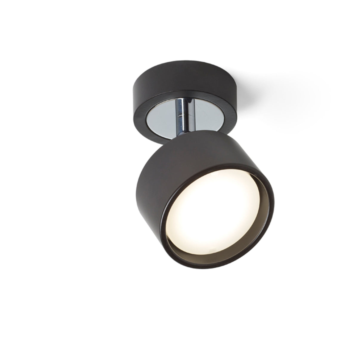 PIXIE | kantelbare wandspot | GX53 | wit of zwart met chroom | met of zonder lichtbron