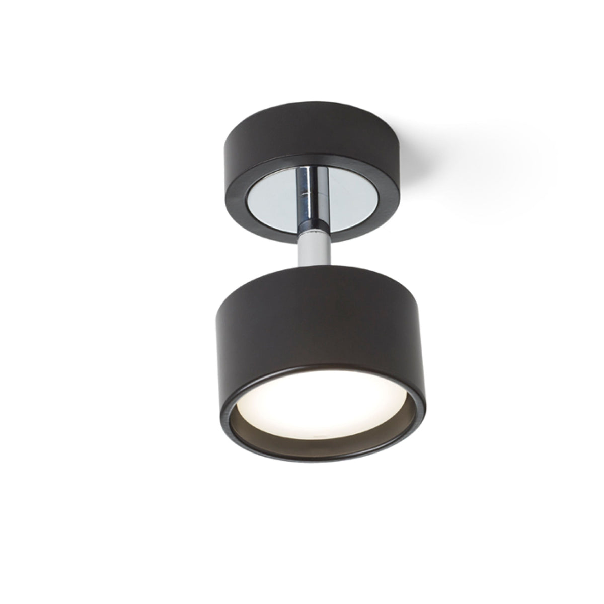 PIXIE | kantelbare wandspot | GX53 | wit of zwart met chroom | met of zonder lichtbron