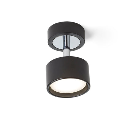 PIXIE | kantelbare wandspot | GX53 | wit of zwart met chroom | met of zonder lichtbron