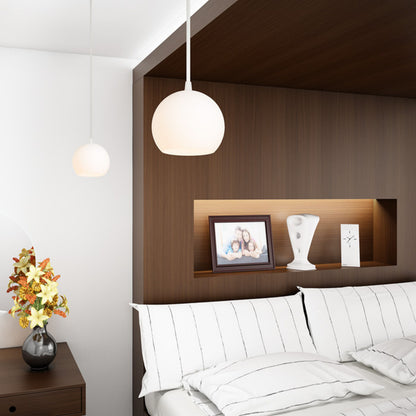 COPA | kleine glazen hanglamp | E27 | zwart of opaalglas | met of zonder lichtbron