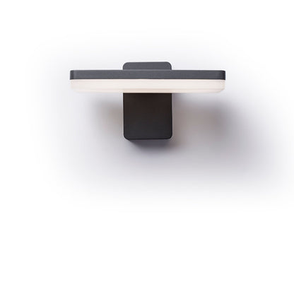 RINA | platte LED buiten wandlamp | 12W 1000lm 3000K | IP65 | antraciet