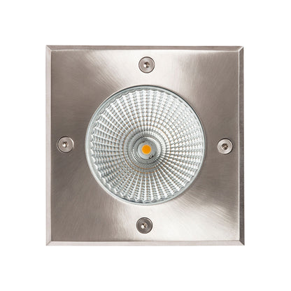 RIZZ SQ 125 | grondinbouwspot vierkant | LED 7W 433lm | IP67 | RVS