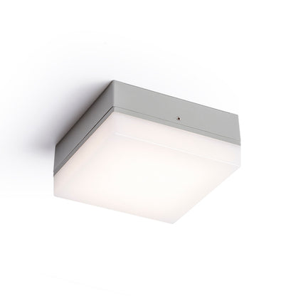 SPECTACLE buiten wand-/plafondlamp zilvergrijs LED 5W