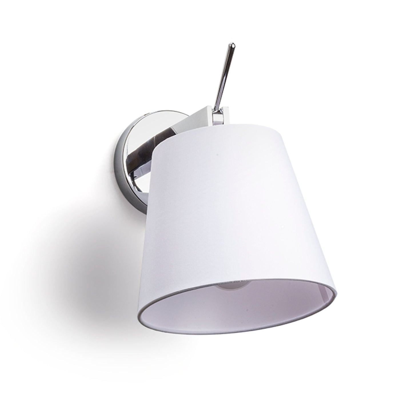 JERSEY | wandlamp met arm | kantelbare textielkap