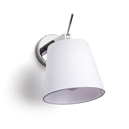 JERSEY | wandlamp met arm | kantelbare textielkap