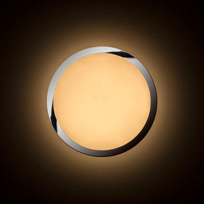BALLA | taklampe til bad | LED 24W 2000lm 3000K | opalglass med krom 28 cm | IP44