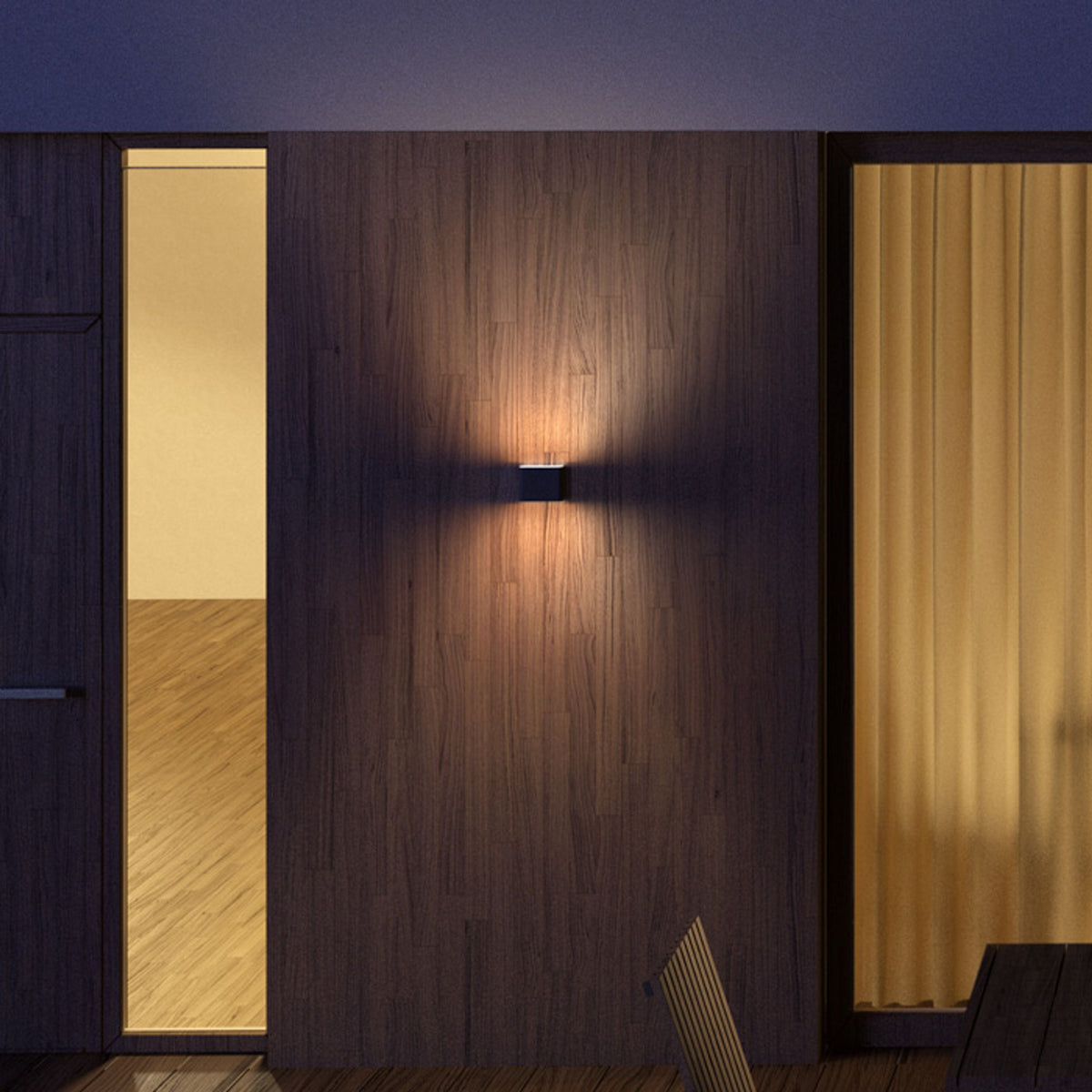 CHOIX 114 | buiten wandlamp up-down | LED 3W 318lm 3000K | IP54 | antraciet