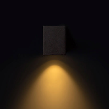 KUBI I | square outdoor wall light | LED 3W 176lm 3000K | IP54 | anthracite