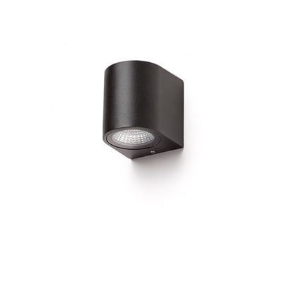 ZACK I | kleine buiten wandlamp | LED 3W 176lm 3000K | IP54 | antraciet