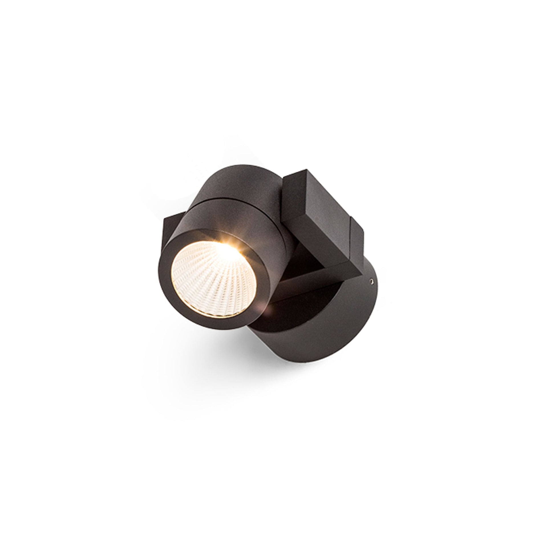 ORIT buiten wandspot verstelbaar zwart LED 6W